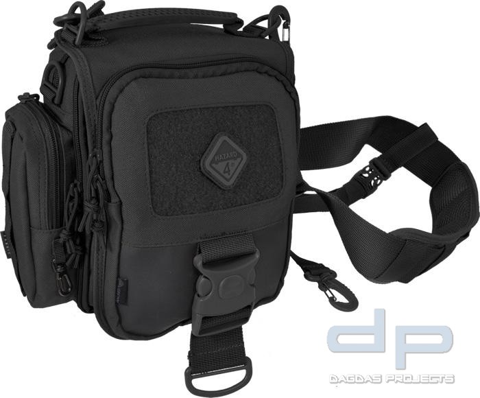 Hazard 4 Concealed Carry Mini-Messenger Bag Tonto Schwarz