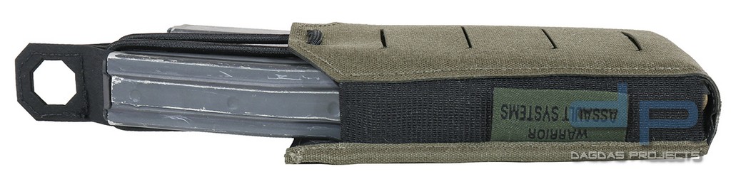 WAS Laser Cut Single Bungee 5.56 Mag Pouch Ranger Green