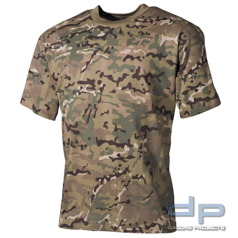 US T-Shirt, halbarm, operation-camo, 170 g/m²