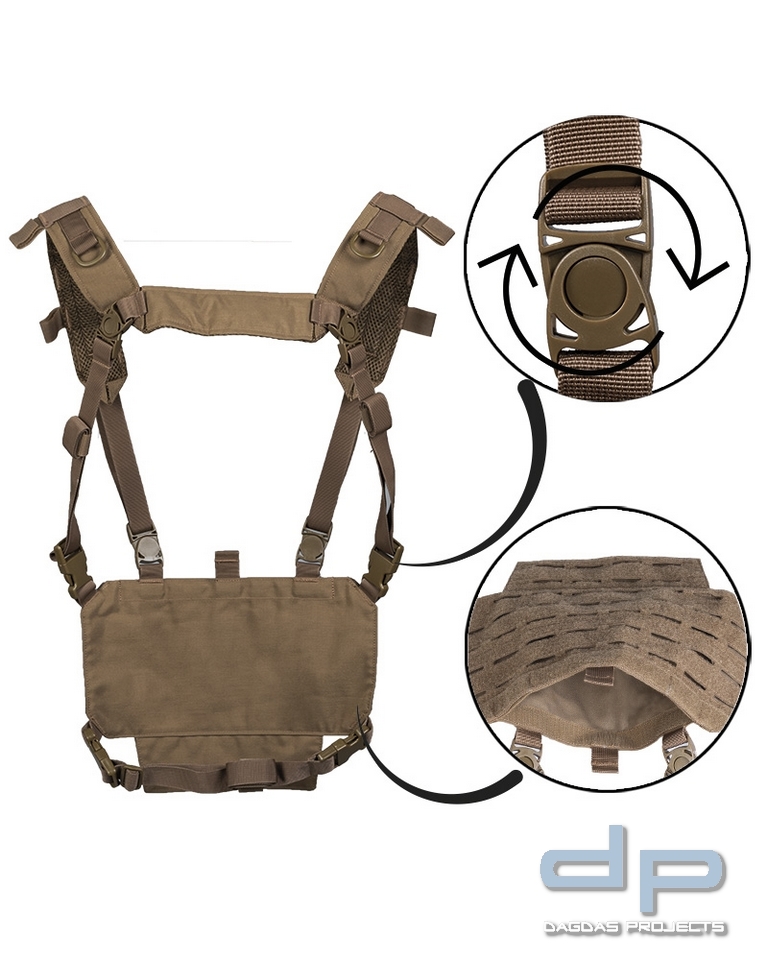CHEST RIG LIGHTWEIGHT DARK COYOTE