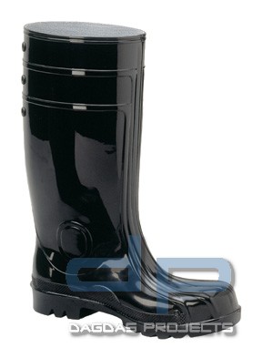 EUROMAX PVC-Sicherheitsstiefel in Schwarz
