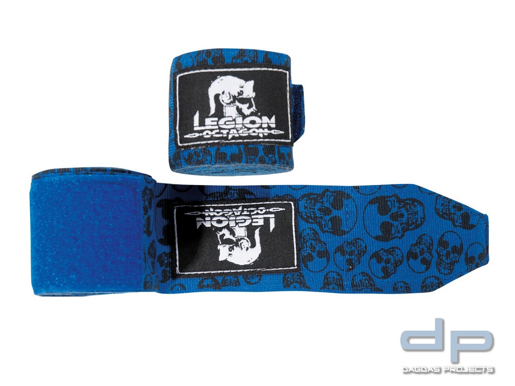 LEGION OCTAGON Boxbandagen unelastisch Skull in verschiedenen Farben
