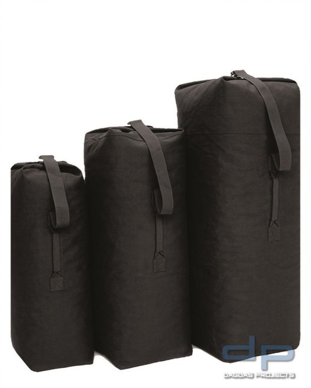 US Seesack Cotton medium schwarz VPE 2