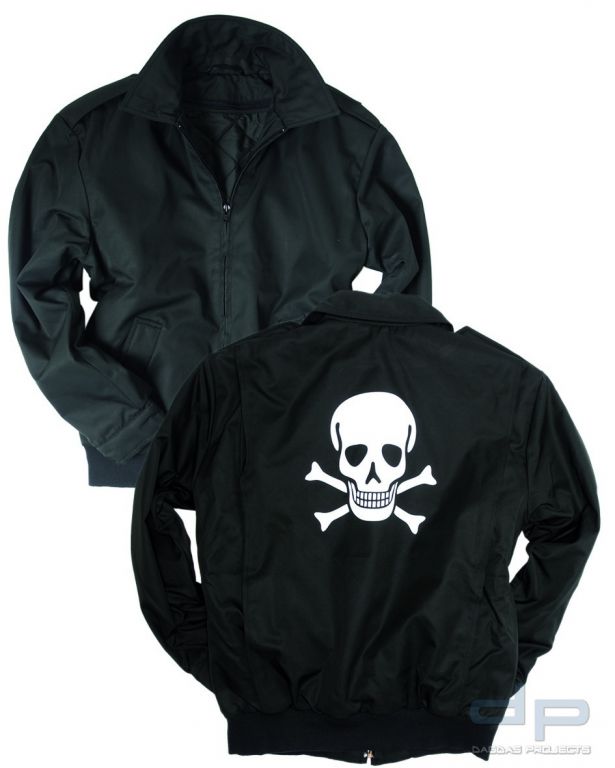 ABL FLIEGERJACKE 'SKULL' M.FU.SCHW. 42-54 VPE 5