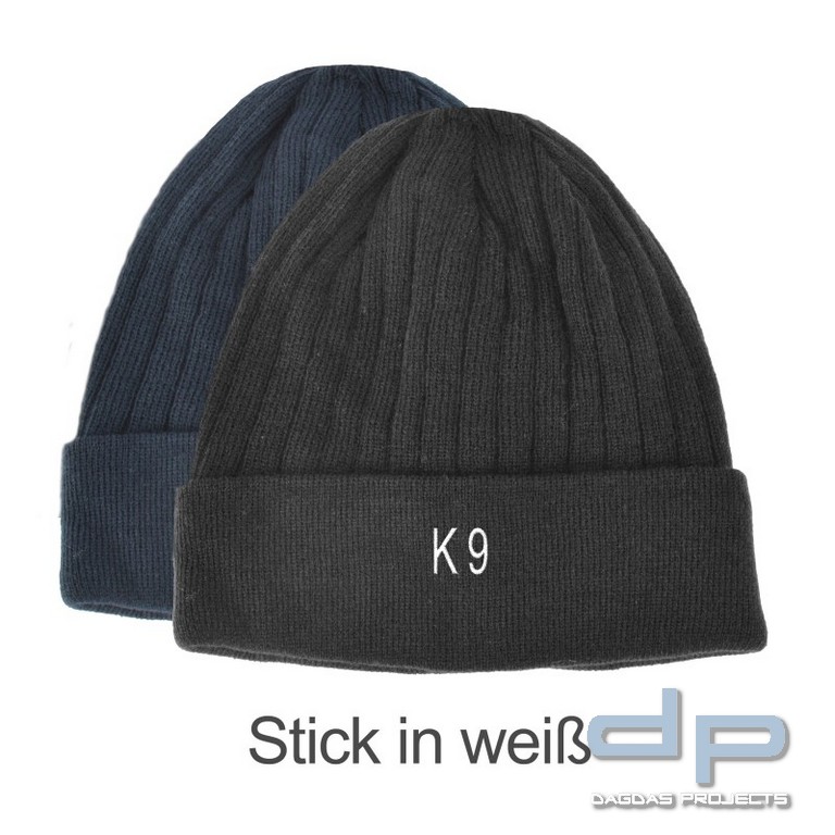 Strick - Mütze mit ThinsulateTM- Futter, Einheitsgröße, Stick -K9-
