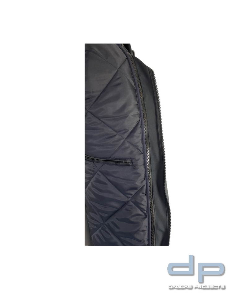 Wetterschutzparka K2 mit Aufdruck nach Wunsch in reflex silber
