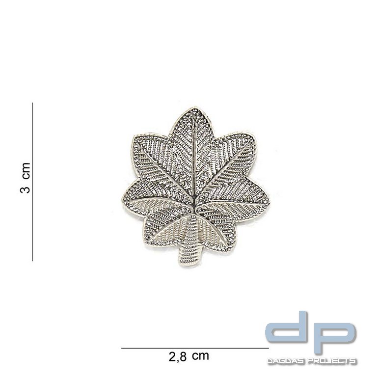 Emblem Major silber Karte 2 Stck.