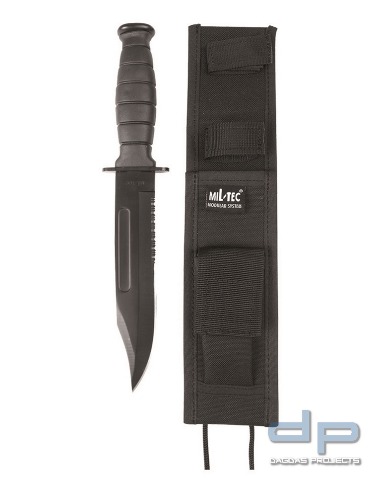 KAMPFMESSER ′ARMY′ M.SCHEIDE SCHWARZ VPE 5