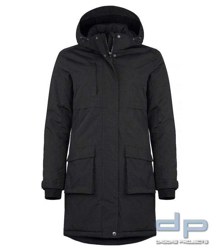 Behörden Damenparka "Lindy" in Schwarz