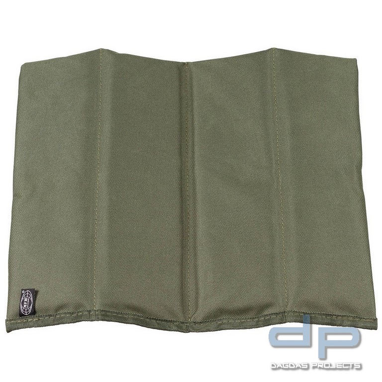 Sitzkissen, faltbar, oliv