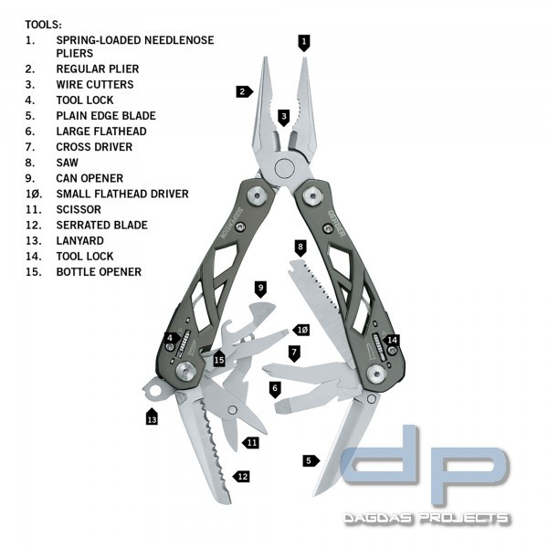 GERBER SUSPENSION MULI TOOL