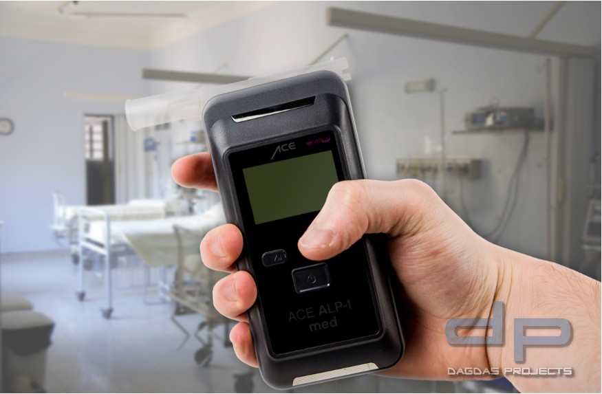 Alkoholtester ACE ALP-1 med (mit Medizinzertifikat und austauschbarem Sensor)