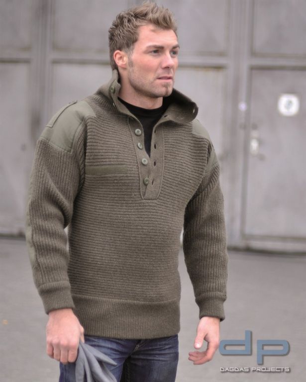 OESTERR.ALPIN PULLOVER WOLLE OLIV