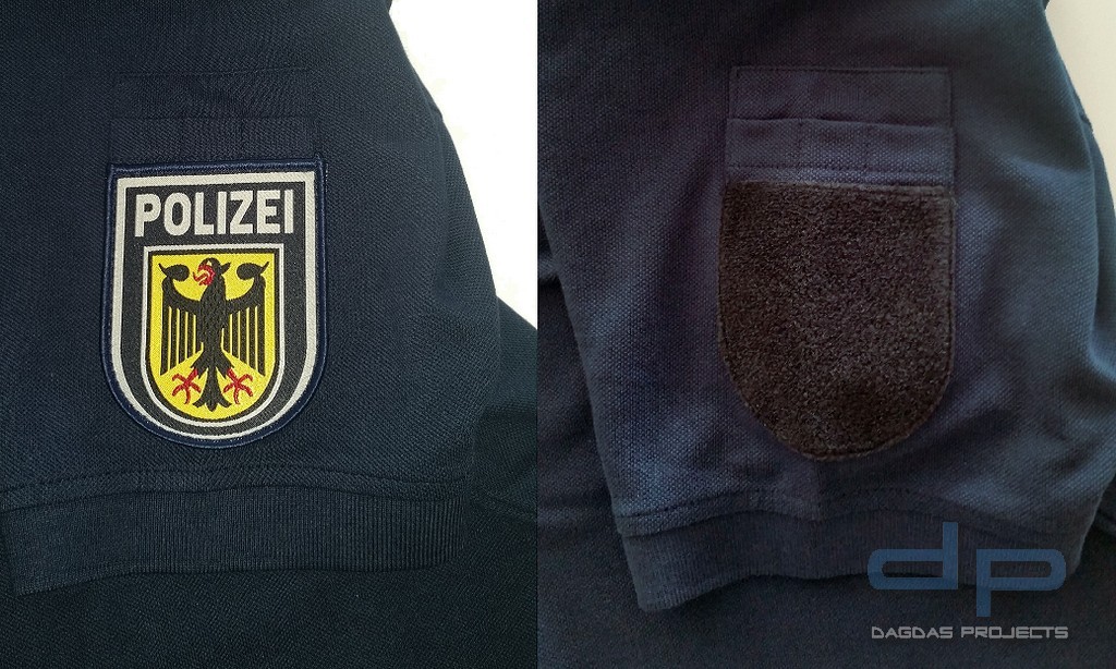 ETZEL Dienstpoloshirt dunkelblau, Damen mit Aufdruck nach Wunsch auf Brust und Rücken
