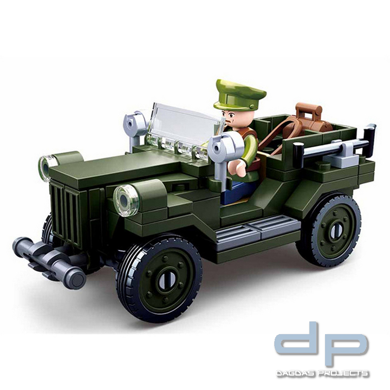 Sluban WWII Allied light truck M38-B0682 #16091