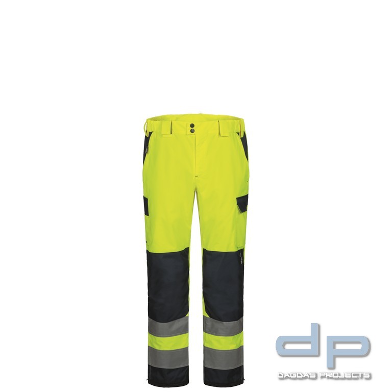 WARNSCHUTZ-BUNDHOSE in Orange mit Trägern