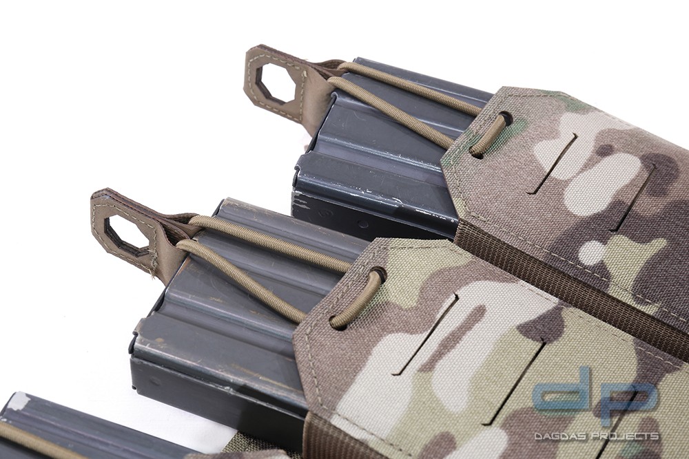 WAS Laser Cut Detachable Triple 5.56 Mag Pouch