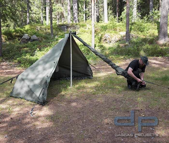 Savotta HAWU 4 Zelthälfte mit Eingang (Frontteil)