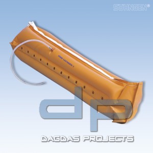 Pneuplast 4-Kammerschiene PVC ganzes Bein