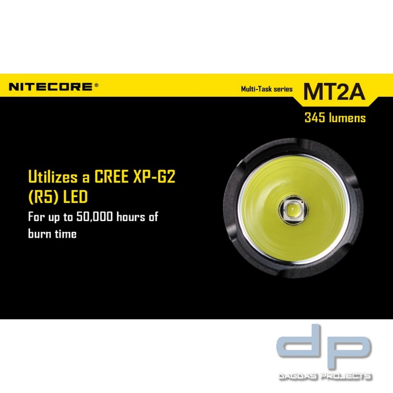NiteCore® "MT2A" Stiftlampe
