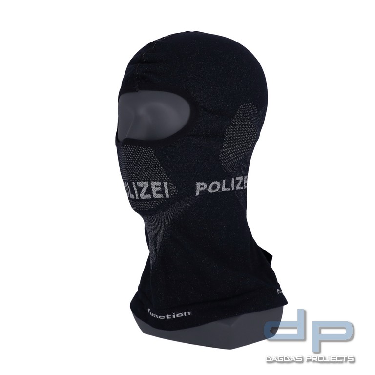 Atmungsaktive Sturmhaube, POLIZEI, schwarz oder Steingrauoliv