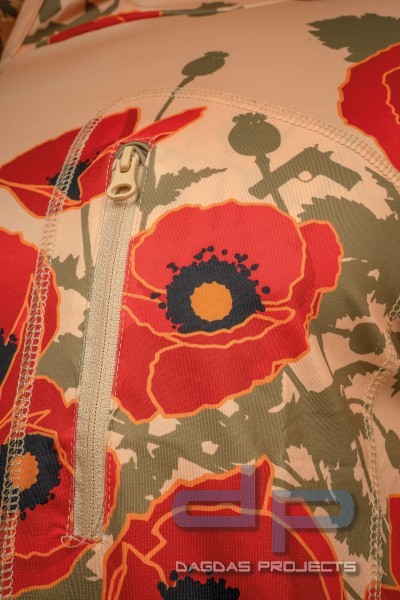 OTTE GEAR SHADE SHIRT UPF 50+ LONGSLEEVE MIT UV-SCHUTZ POPPIES VINTAGE