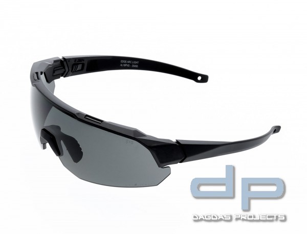 EDGE TACTICAL ARC LIGHT POLARIZED SMOKE VAPOR SHIELD LENSES, FARBE: SCHWARZ