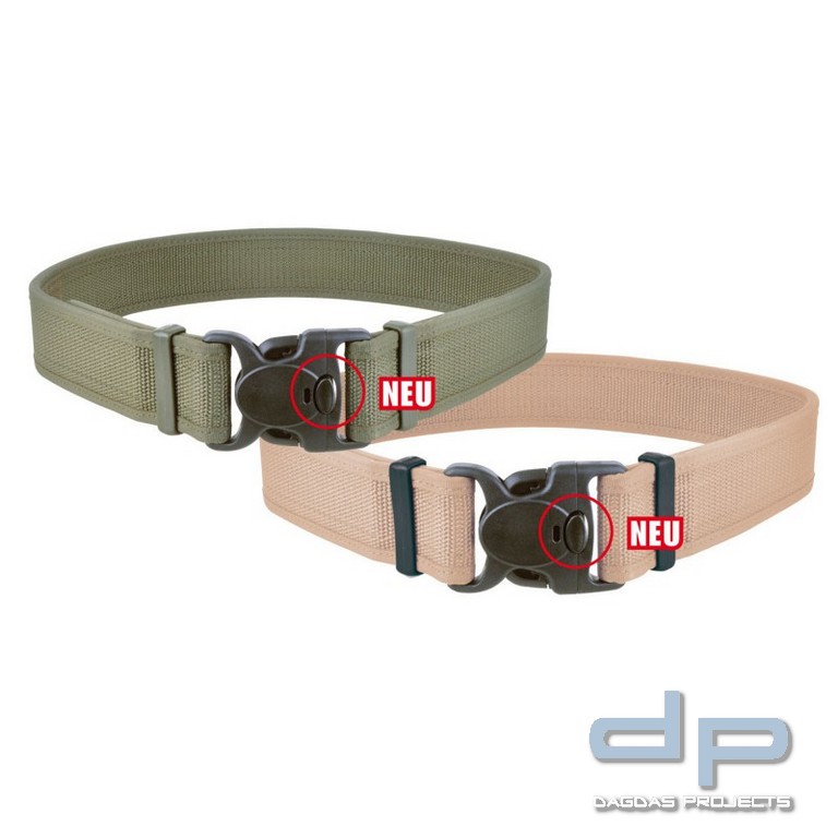 Dienstkoppel COP® 92MK250, COP® LOK 2 Schließe, mit Hakenklett, 50 mm Grün oder Beige