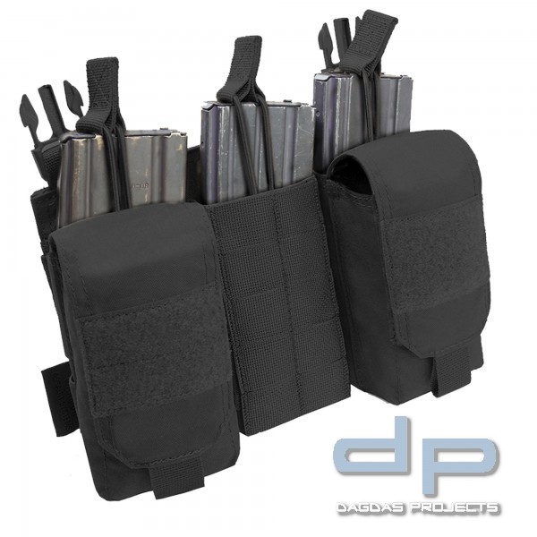 WARRIOR LOW PROFILE PLATE CARRIER V1 + WARRIOR DETACHABLE FRONT PANEL MK1 SET