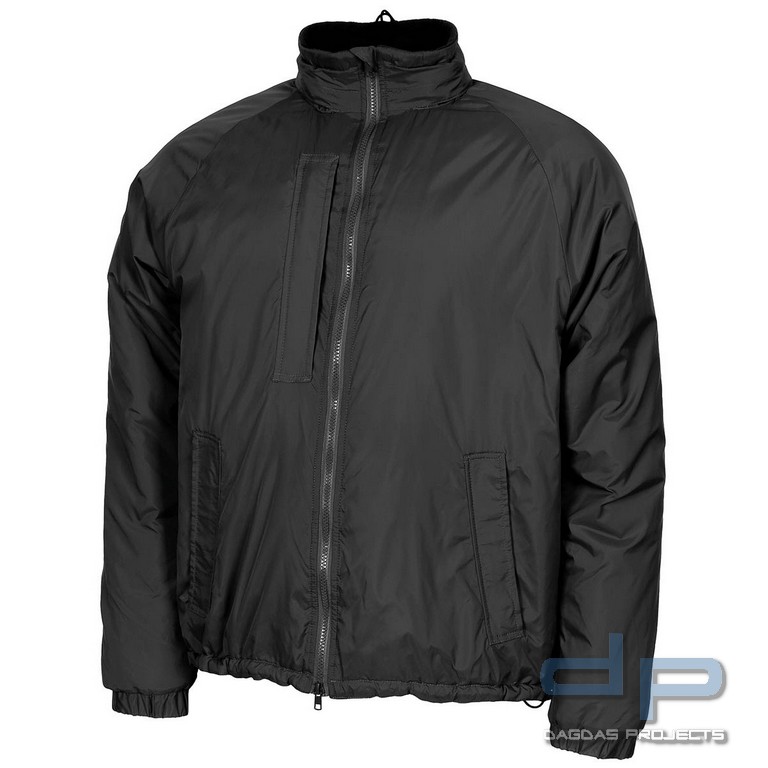 Brit. Thermojacke, schwarz, große Größen