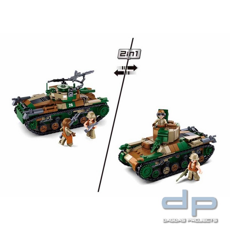 Sluban WWII Type 97 medium tank M38-1107 #16182