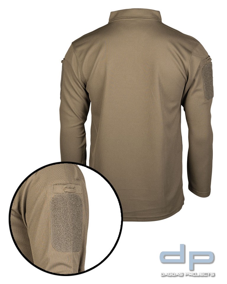 TACTICAL QUICK DRY POLOSHIRT 1/1 ARM OLIV VPE3