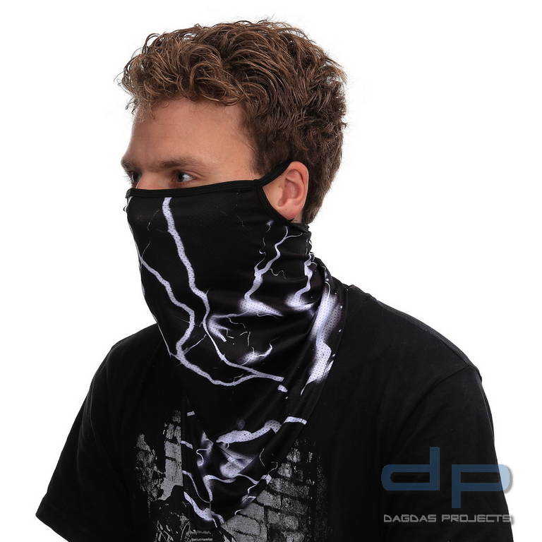 Schutzmaske mit Ohrbügel Marmor style 4