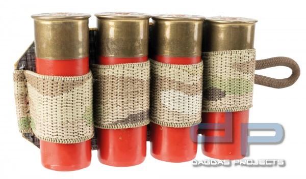 BLACKFOLIUM HYBRID MAG POUCH - 12GA. X 4 MUNITION SCHROTFLINTE TRAGESYSTEM CAMO
