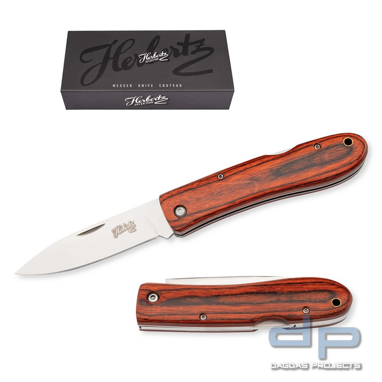 Taschenmesser Pakkaholz
