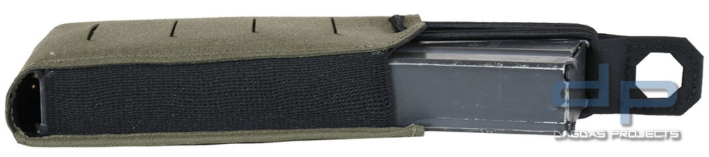 WAS Laser Cut Single Bungee 5.56 Mag Pouch Ranger Green