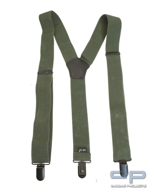 Hosenträger mit Clip oliv VPE 5