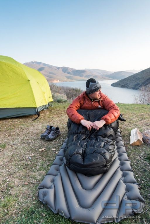 Klymit Isomatte Static V Luxe Schwarz-Grau