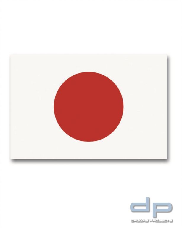 Flagge Japan 5 Stück