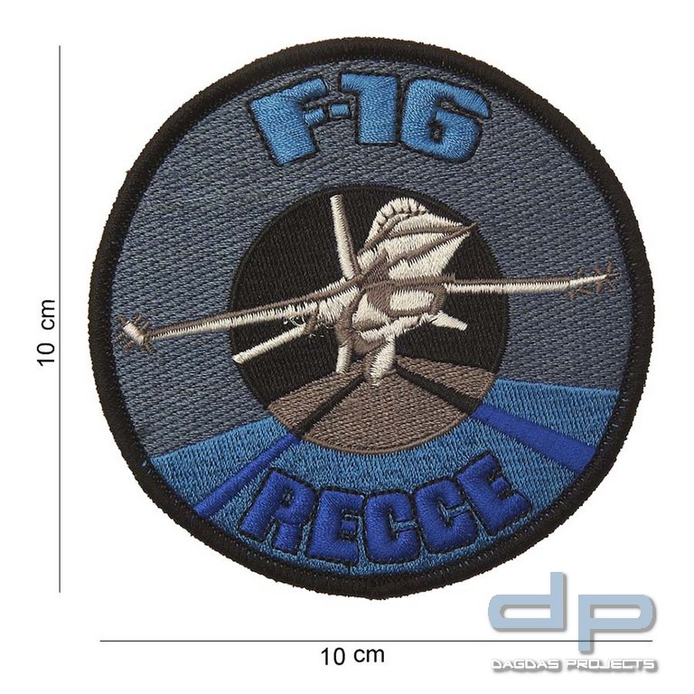Emblem Stoff F-16 Recce