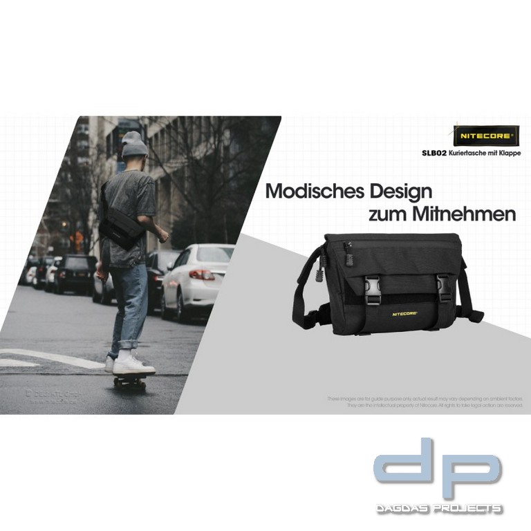 NiteCore® Umhängetasche - Sling Bag SLB02 - (2 Liter)