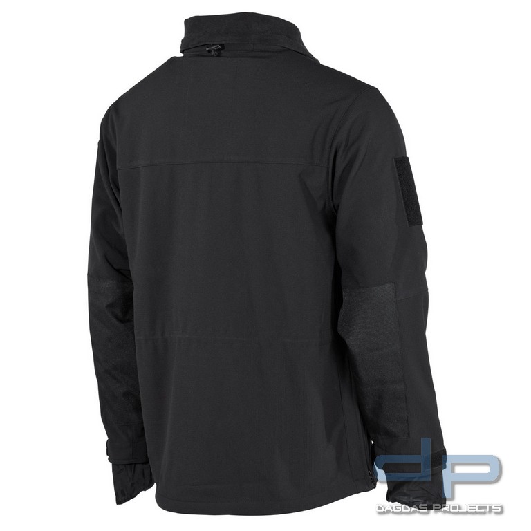 Soft Shell Jacke, "High Defence", schwarz