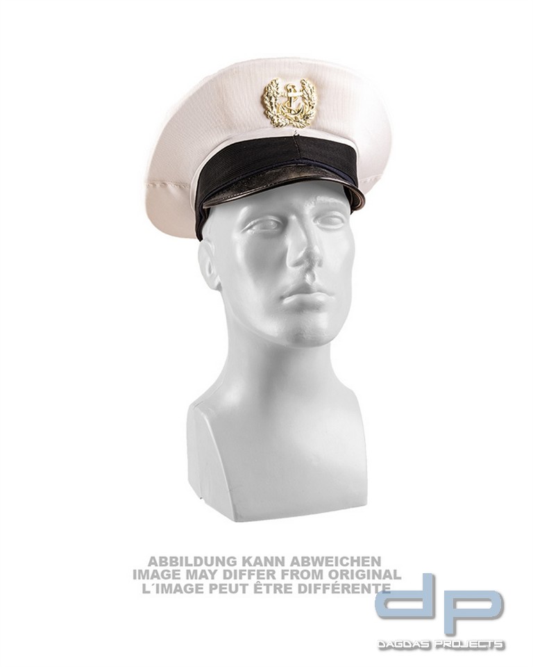 ITAL.MARINESCHIRMMÜTZE WEISS NEUW. VPE 2