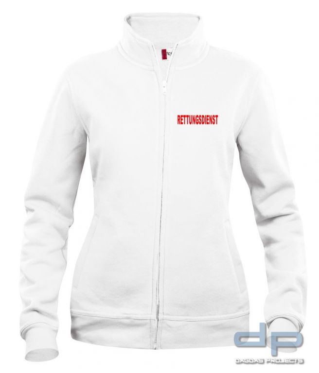 Damen Sweat Jacke Behörde mit Wunschaufdruck in verschiedenen Farben