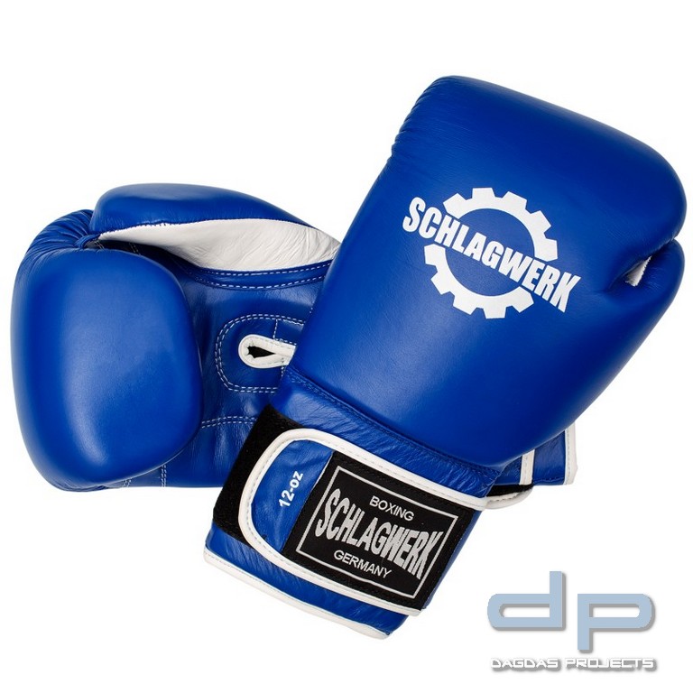 SCHLAGWERK Boxhandschuhe Training/Sparring 2.0 blau/weiß