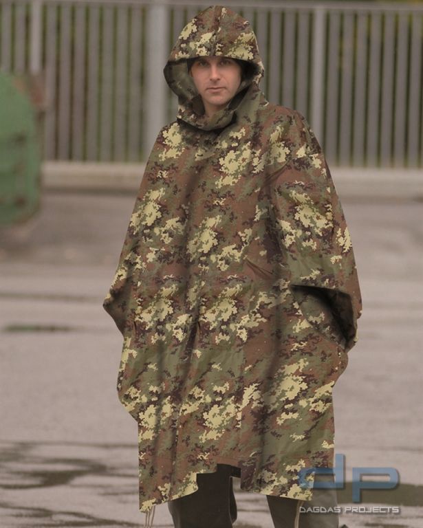 PONCHO RIPSTOP VEGETATO WOODLAND VPE 2