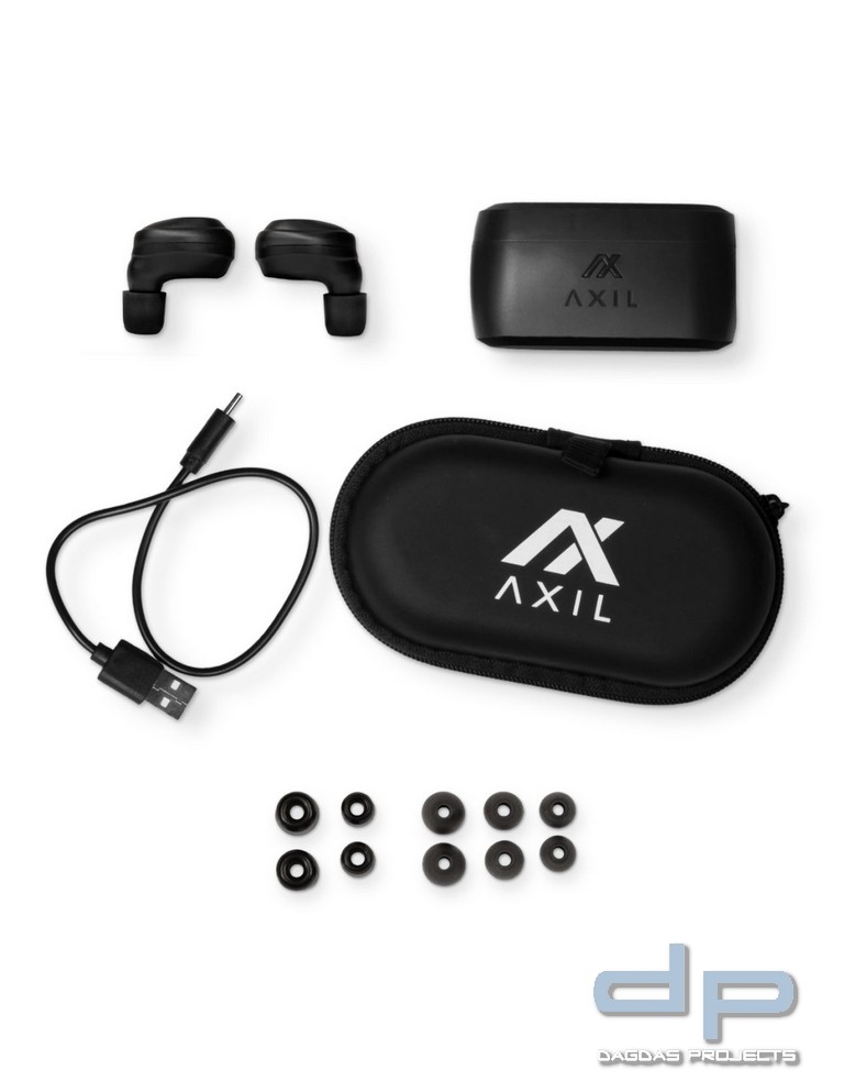 AXIL XCOR aktive Gehörschutzstöpsel mit Bluetooth, max. 29 dB SNR