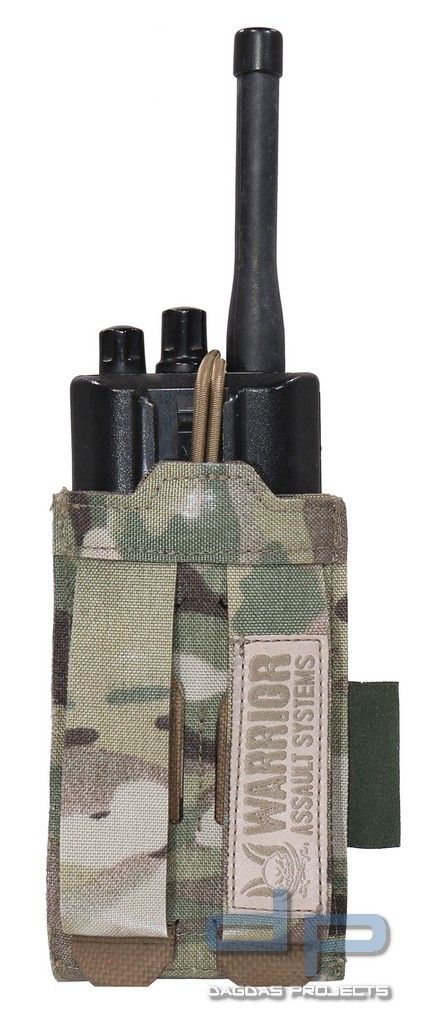 WAS Laser Cut Adjustable Radio Pouch Multicam