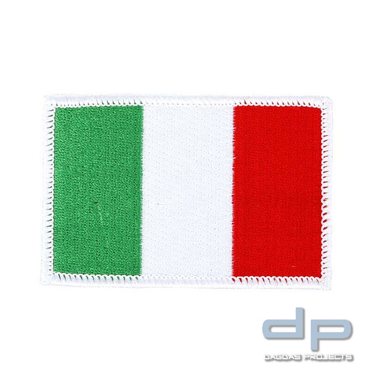Emblem Stoff Flagge Italien