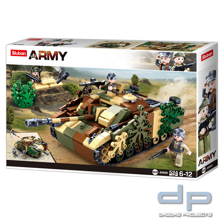 Sluban Camouflages Tank M38-B0858 #16074
